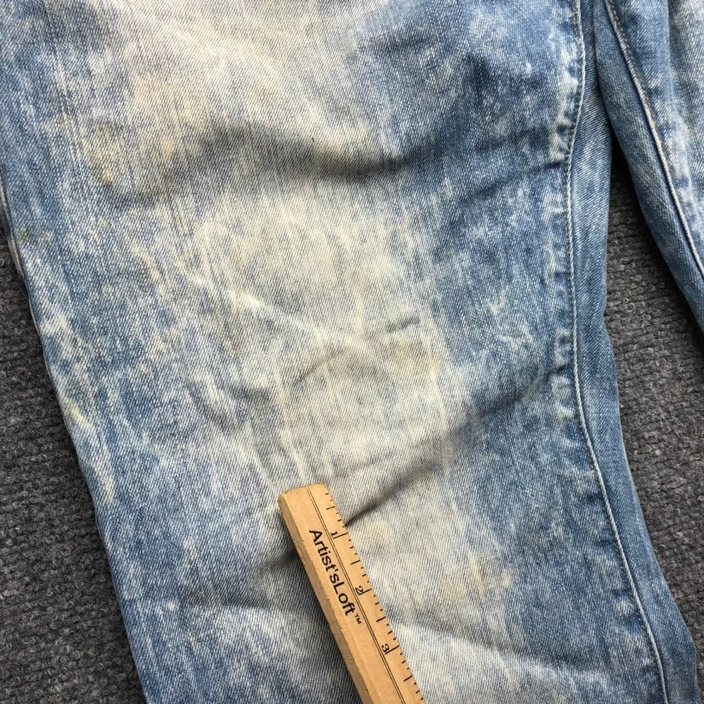 American Eagle Mens Relaxed Straight Leg Jeans Light Wash Blue 38x34 Cotton